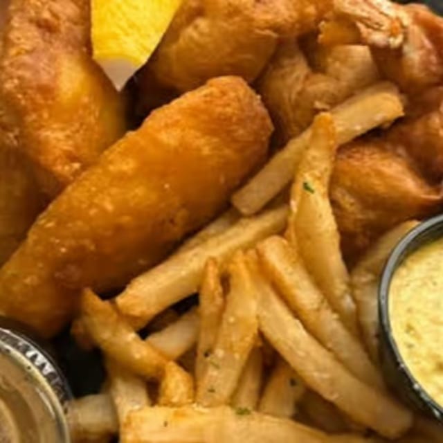 Fish, Shrimp & Chips.