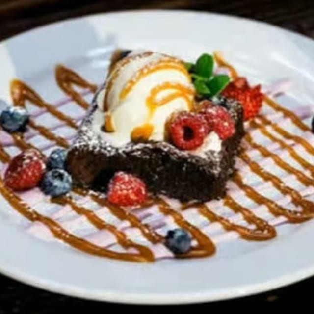 Flourless Chocolate Brownie.