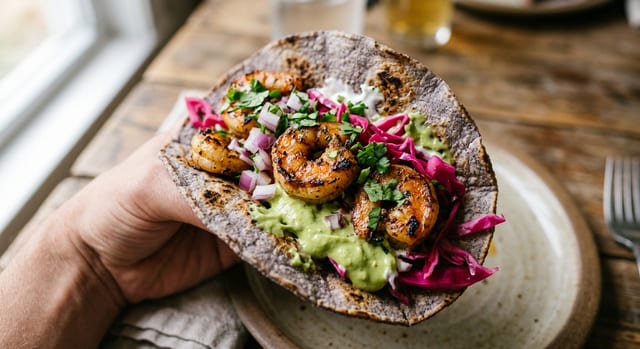 Shrimp Tacos.