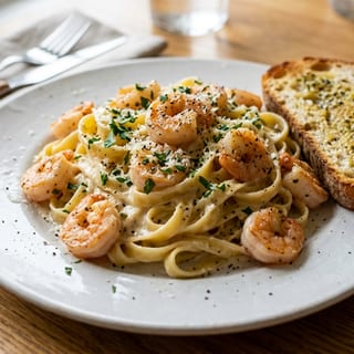 Shrimp Alfredo
