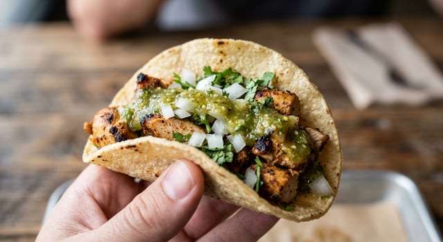 Chicken Tacos.