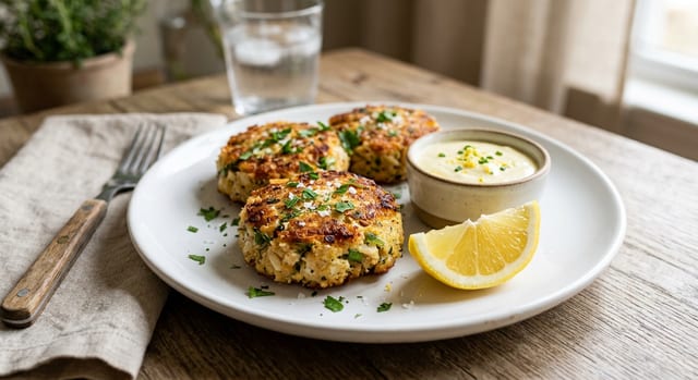 Crab Cakes.