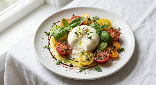 Burrata Salad.